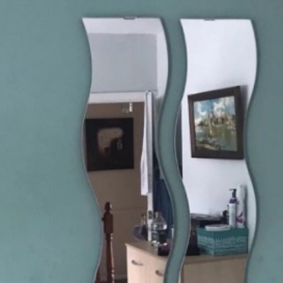Wavy Long Mirrors - Picture 1 of 1